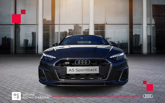 Audi A5 cena 288870 przebieg: 10, rok produkcji 2024 z Biała małe 781